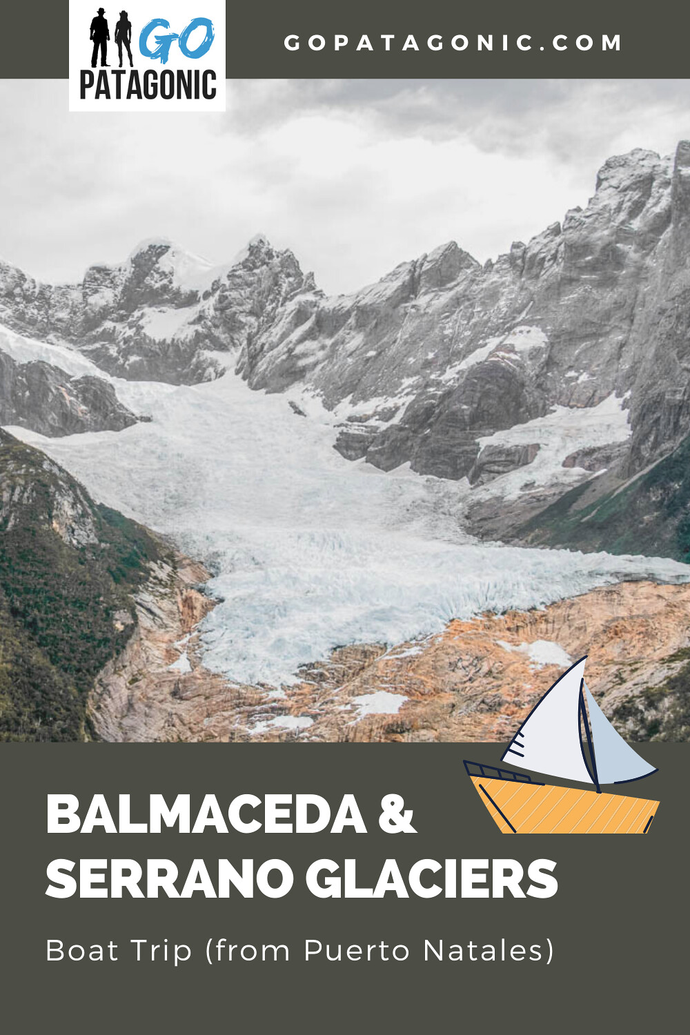 Balmaceda and Serrano glaciers boat trip