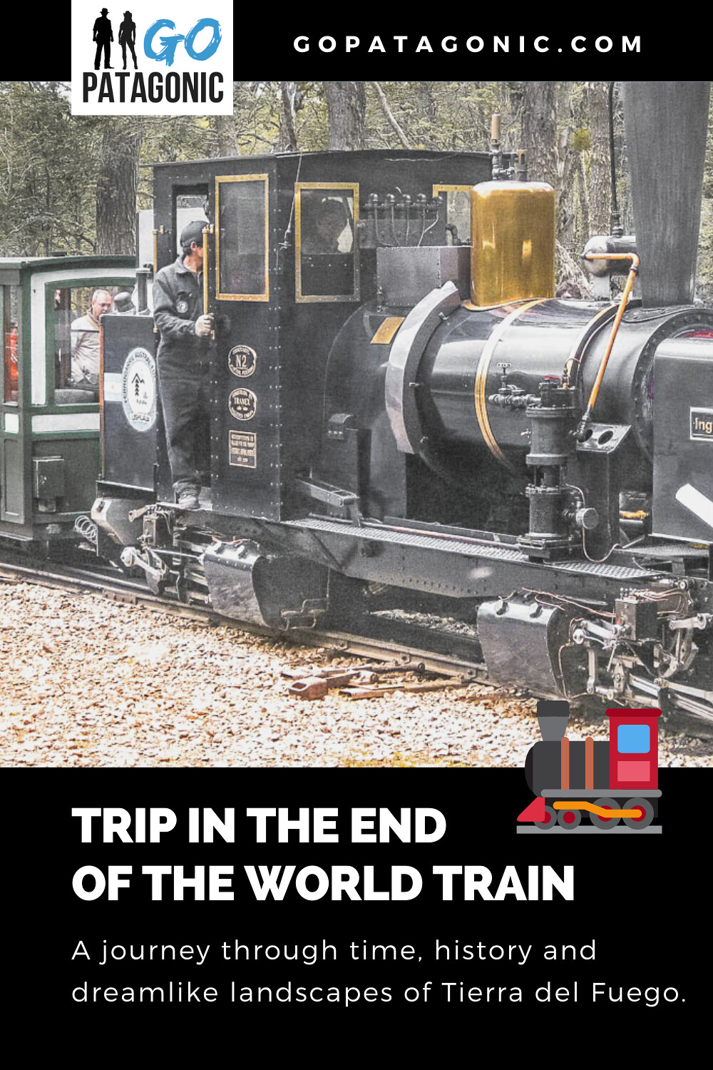 Travel on the End of the World Train, through time and history