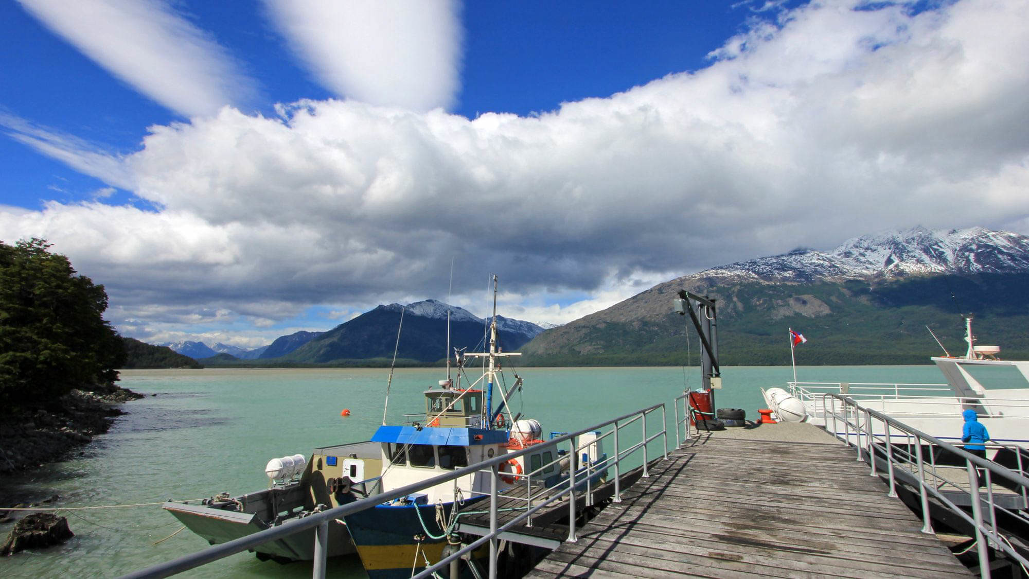 Puerto Bahamondes in Villa O'Higgins, end of the Carretera Austral